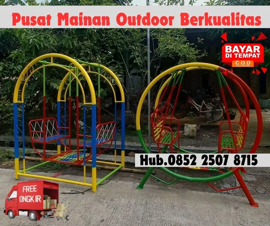 Hub 0852-2507-8715 PRODUKSI !! Ayunan Besi Dan Jungkat Jungkit Kec Bandongan Magelang Bayar COD Free Ongkir