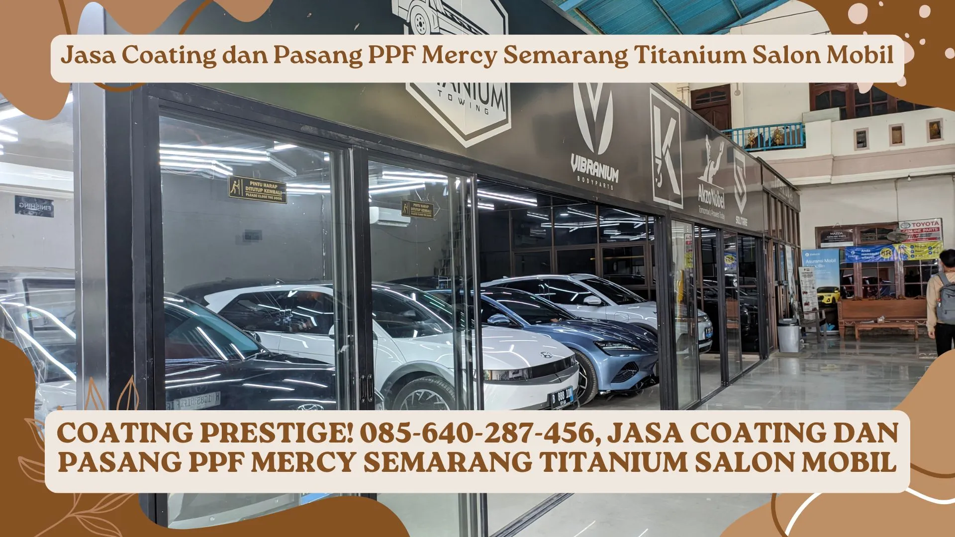 PPF Elit! Jasa Coating dan Pasang PPF Mercy Semarang Titanium Salon Mobil