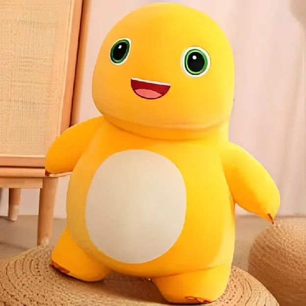 Boneka Dino Kuning Naloong Bahan Yelvo Halus Lembut Ber SNI Boneka Anak Kado Ulangtahun Anak