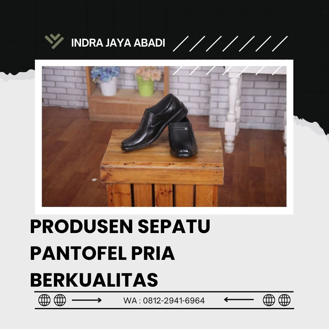 Pusat Sepatu Pantofel Pria Berkualitas Tulang Bawang Barat,lampung