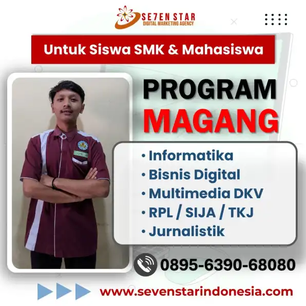 WA 0895-6390-68080,  Lowongan Magang Bisnis Digital di Kediri