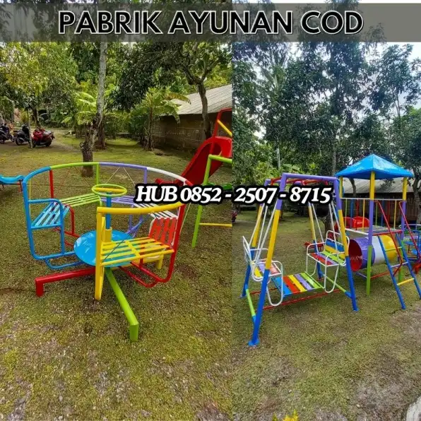 Hub 0852-2507-8715 DIJAMIN AMAN ! ayunan besi bulat besar Dan mainan playground Kec Jenawi Karanganyar Bayar COD Free Ongkir