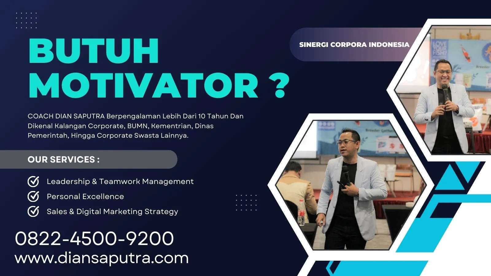 Trainer Marketing Balikpapan, Terpercaya & Solutif, Dian Saputra