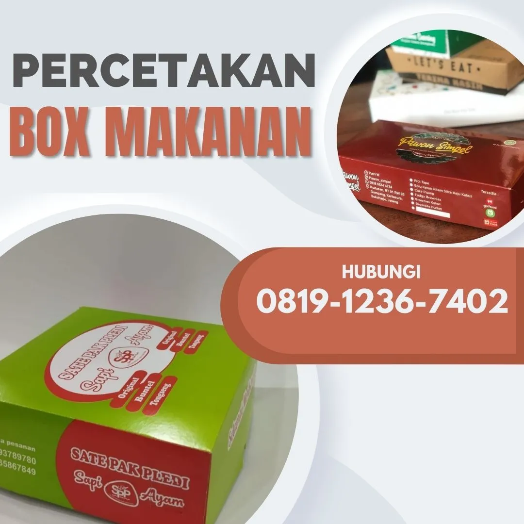 CEPATJADI!!  Jasa Percetakan Bungkus Makanan Di Jebres