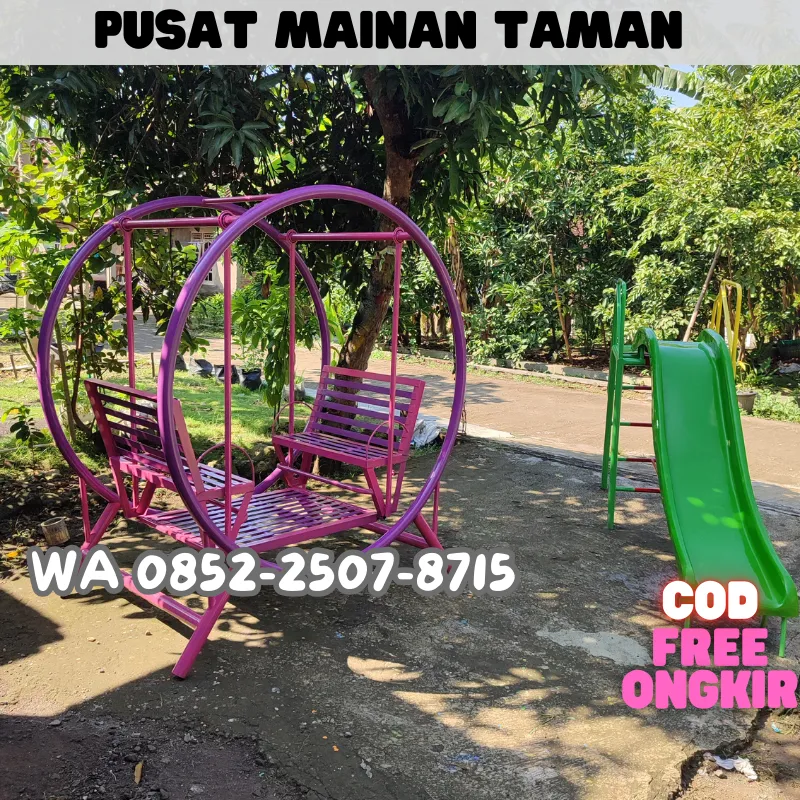 Pusat ayunan besi minimalis Dan mainan outdoor untuk tk Arjasari Bandung