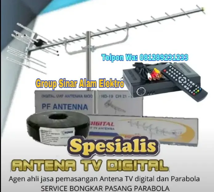 Jual Pasang Antena UHF Digital Ciomas Bogor