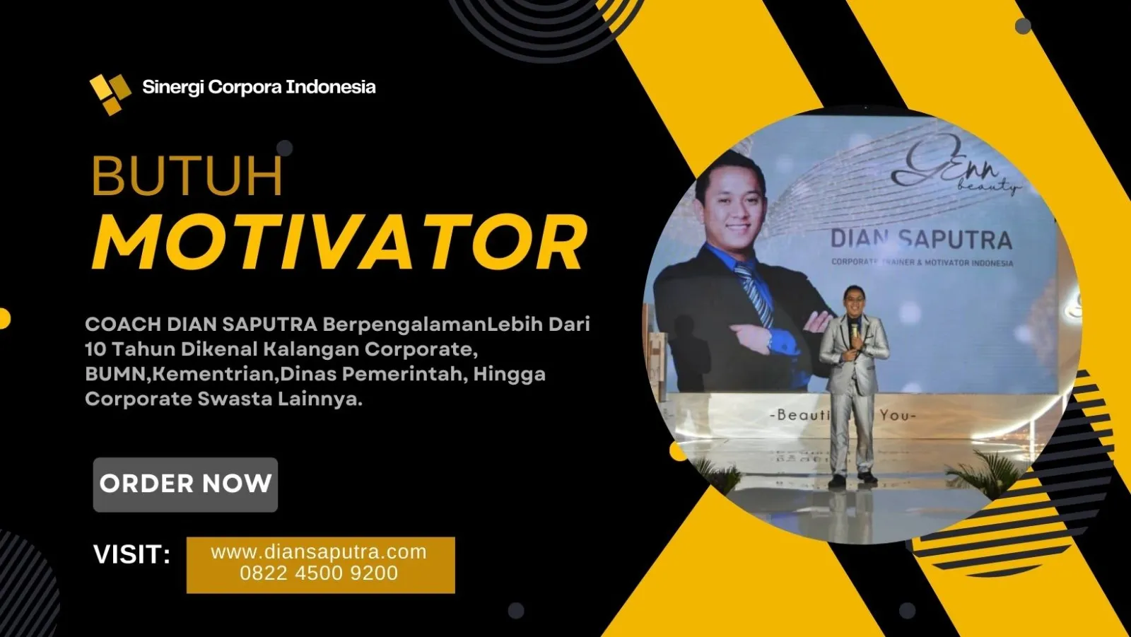 Motivator Jember, Terpercaya & Solutif, Dian Saputra