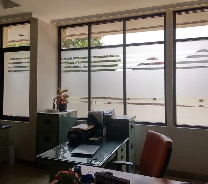 sticker sandblast kantor  sawangan