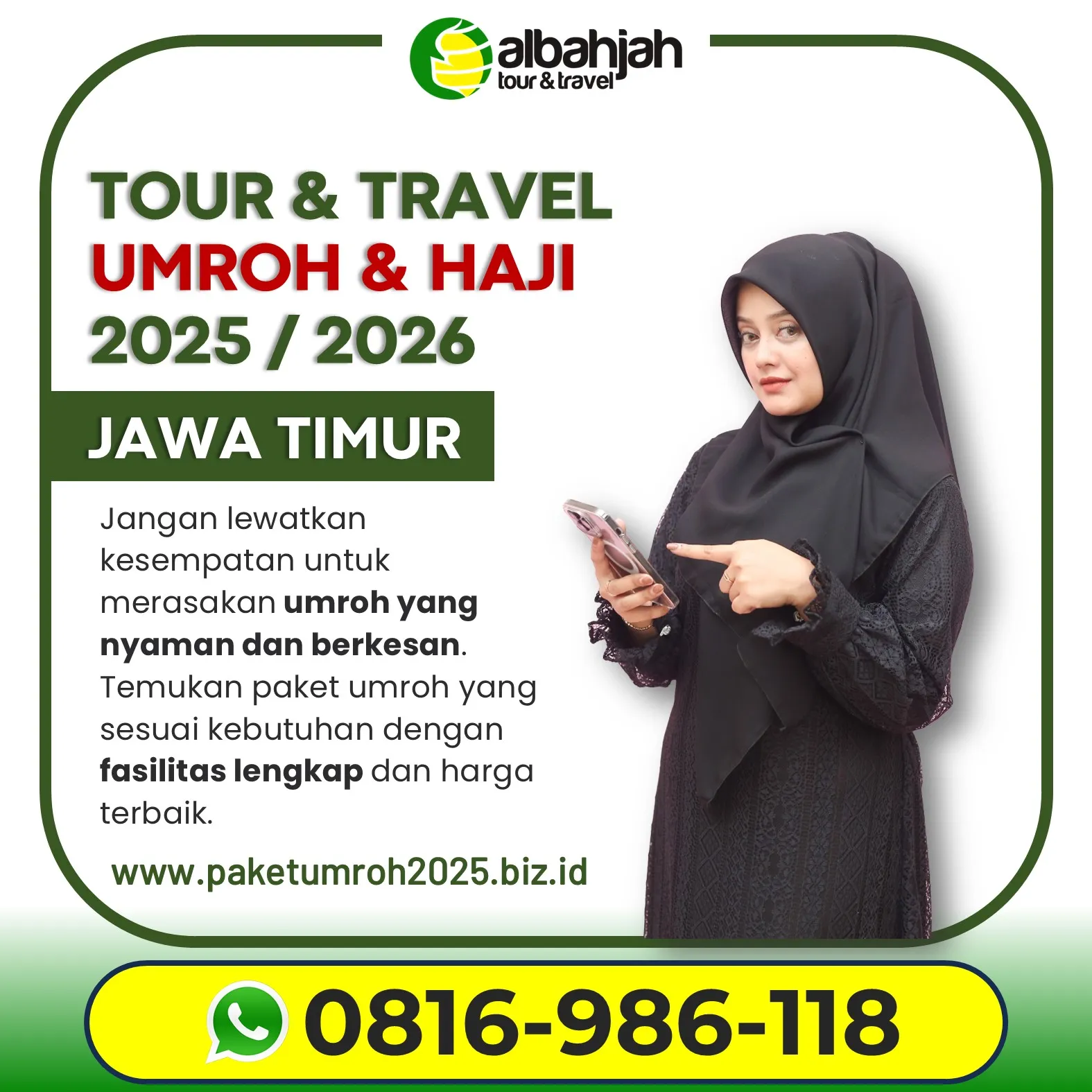 Travel Umroh Keluarga 2025 Wagir Malang AL Bahjah