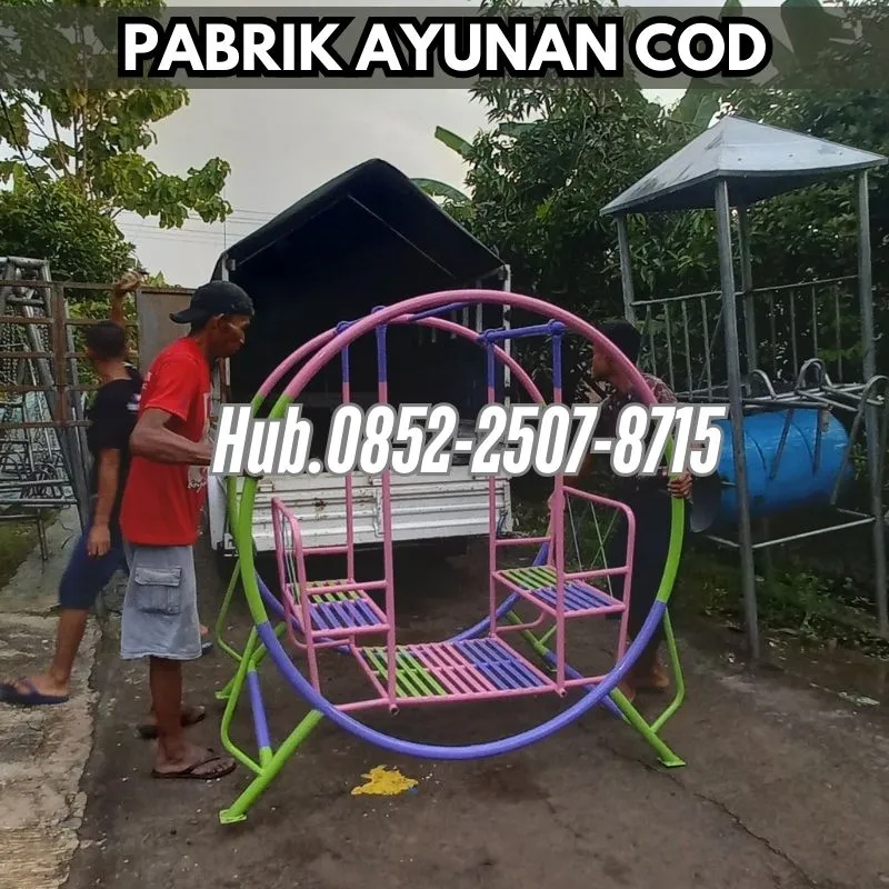 Hub 0852-2507-8715 STOK READY !! ayunan besi hollow Dan produsen playground Kec Pulosari Pemalang Bayar COD Free Ongkir