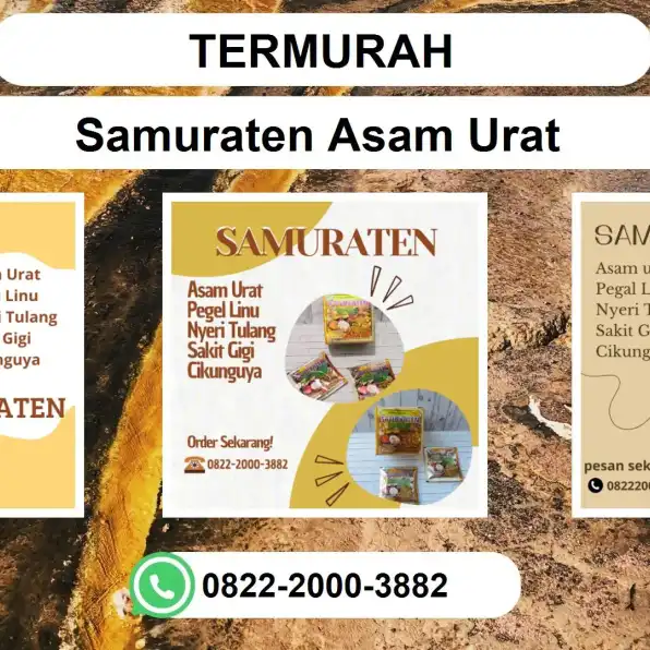 TERMURAH, 0822-2000-3882 DISTRIBUTOR Samuraten Asam urat Magelang