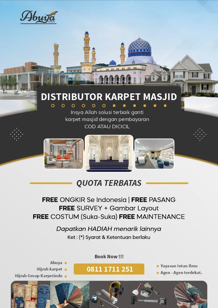 Jual karpet terdekat DUMAI SHOLAT NYAMAN