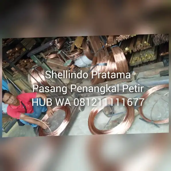 Batang Copper Rod : Grounding >> Jasa Pasang Penangkal Petir Di Tigaraksa