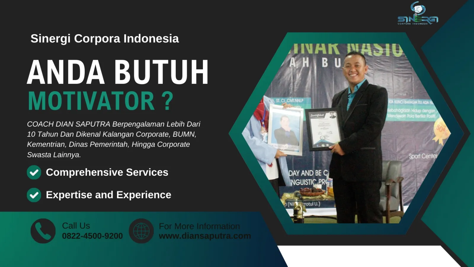 Motivator Batang, Terpercaya & Solutif, Dian Saputra