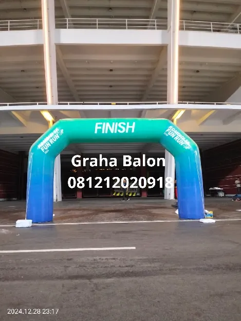 Jual Balon Gate Start Finish Kota Makasar. Hub 081212020918