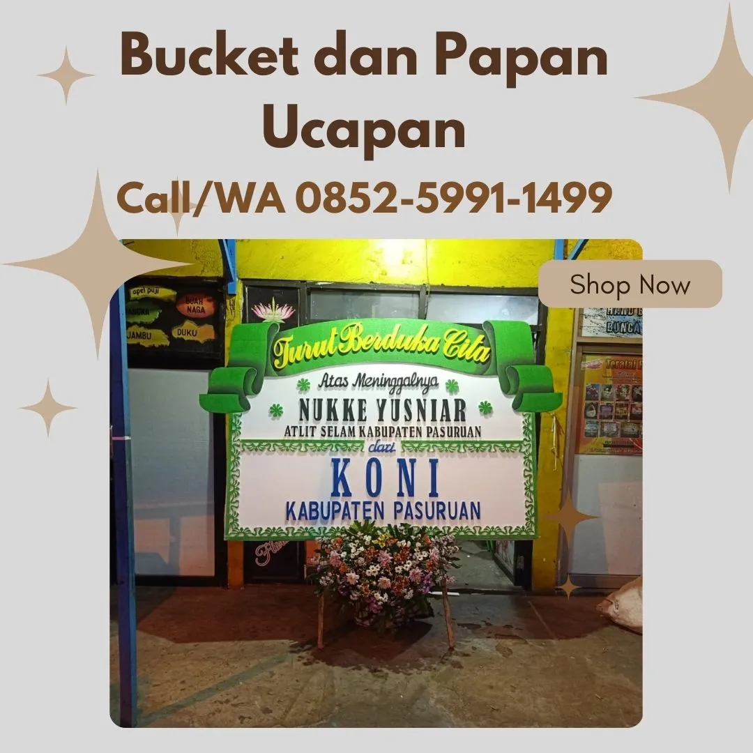 Jual Papan Bunga Ucapan Kejayan