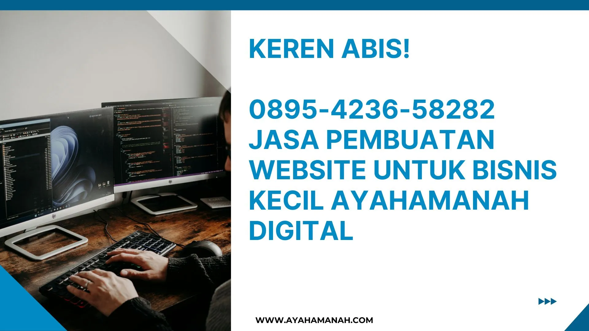 Keren Abis! 0895-4236-58282 Jasa Pembuatan Website Untuk Bisnis Kecil AyahAmanah Digital