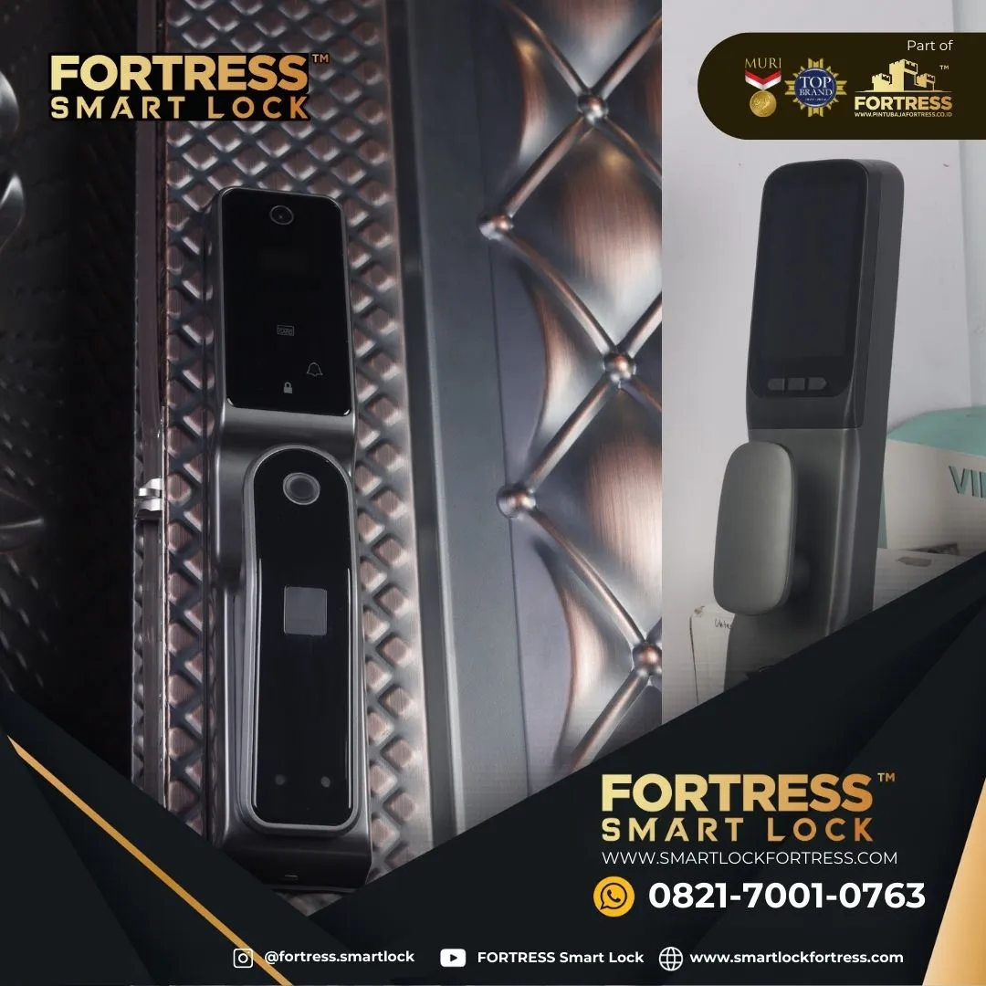 (FORTRESS) Smart Lock With Camera And Doorbell Di Sekadau