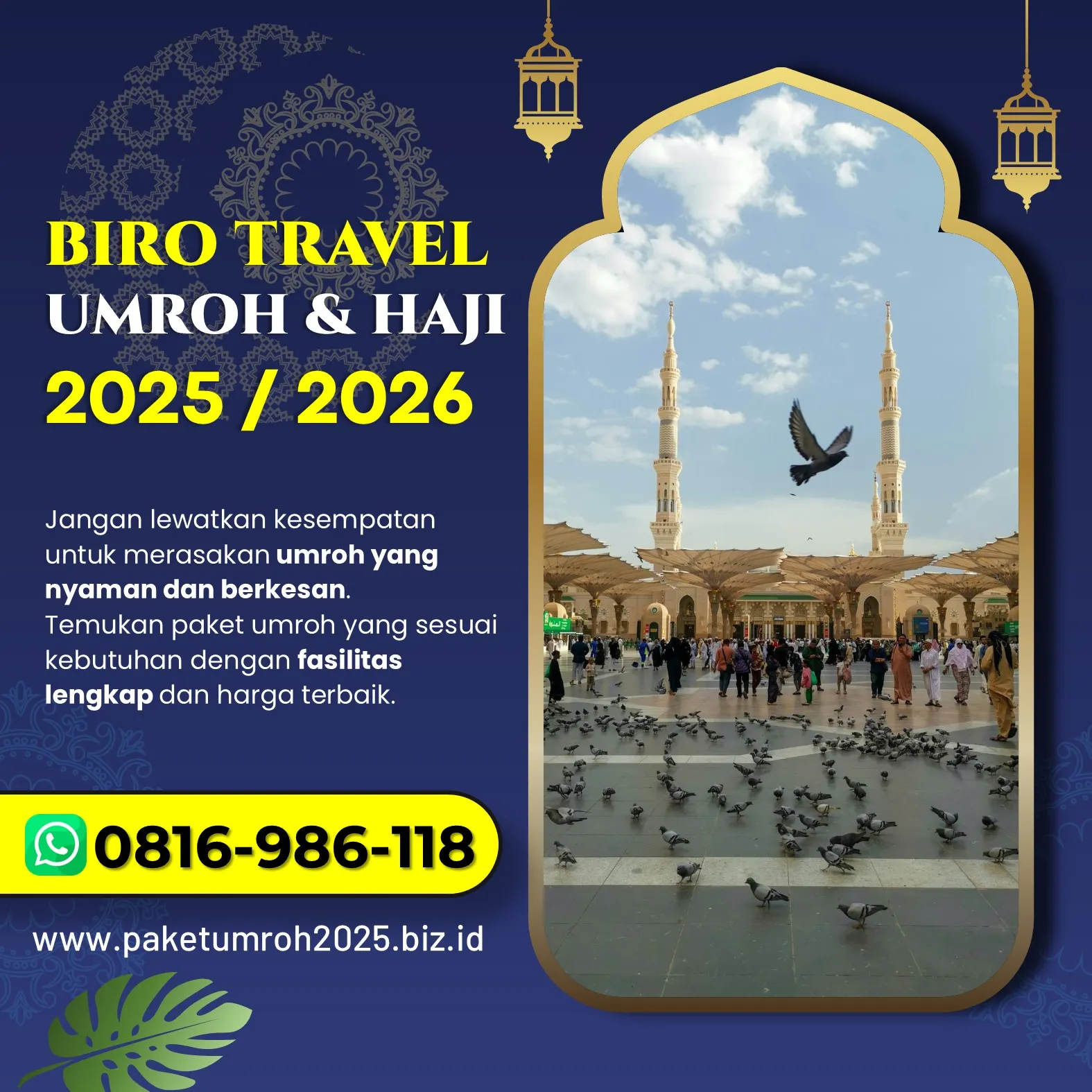 Travel Umroh Akhir Tahun 2025 Nglegok Blitar AL Bahjah
