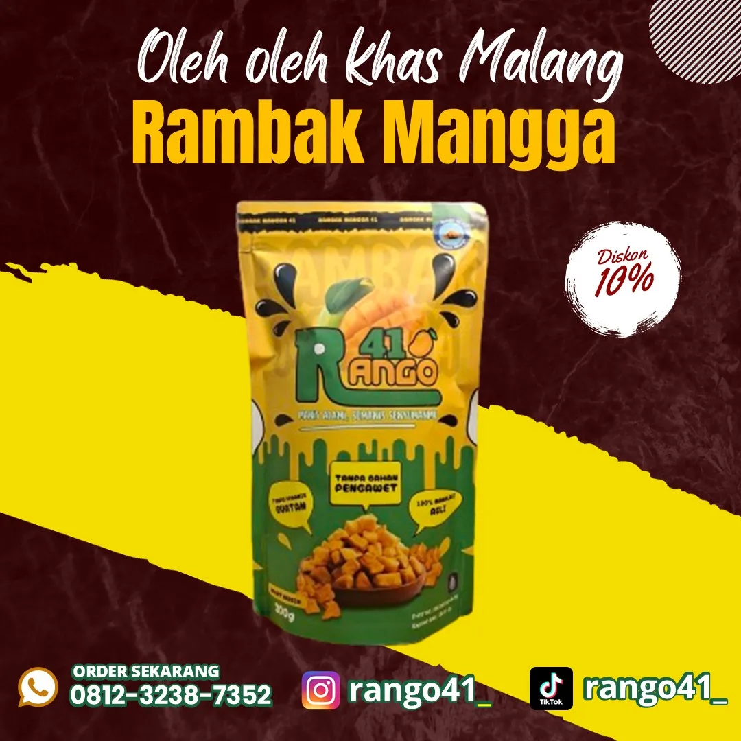 Rambak Mangga Malang Camilan Tradisional Bernuansa Modern