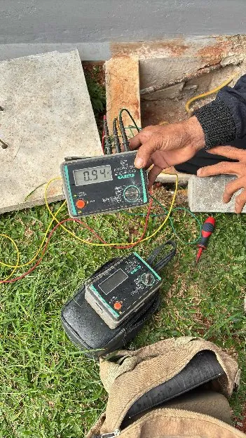 Pengecekan nilai ohm l Ahli pasang penangkal petir Simpenan Sukabumi