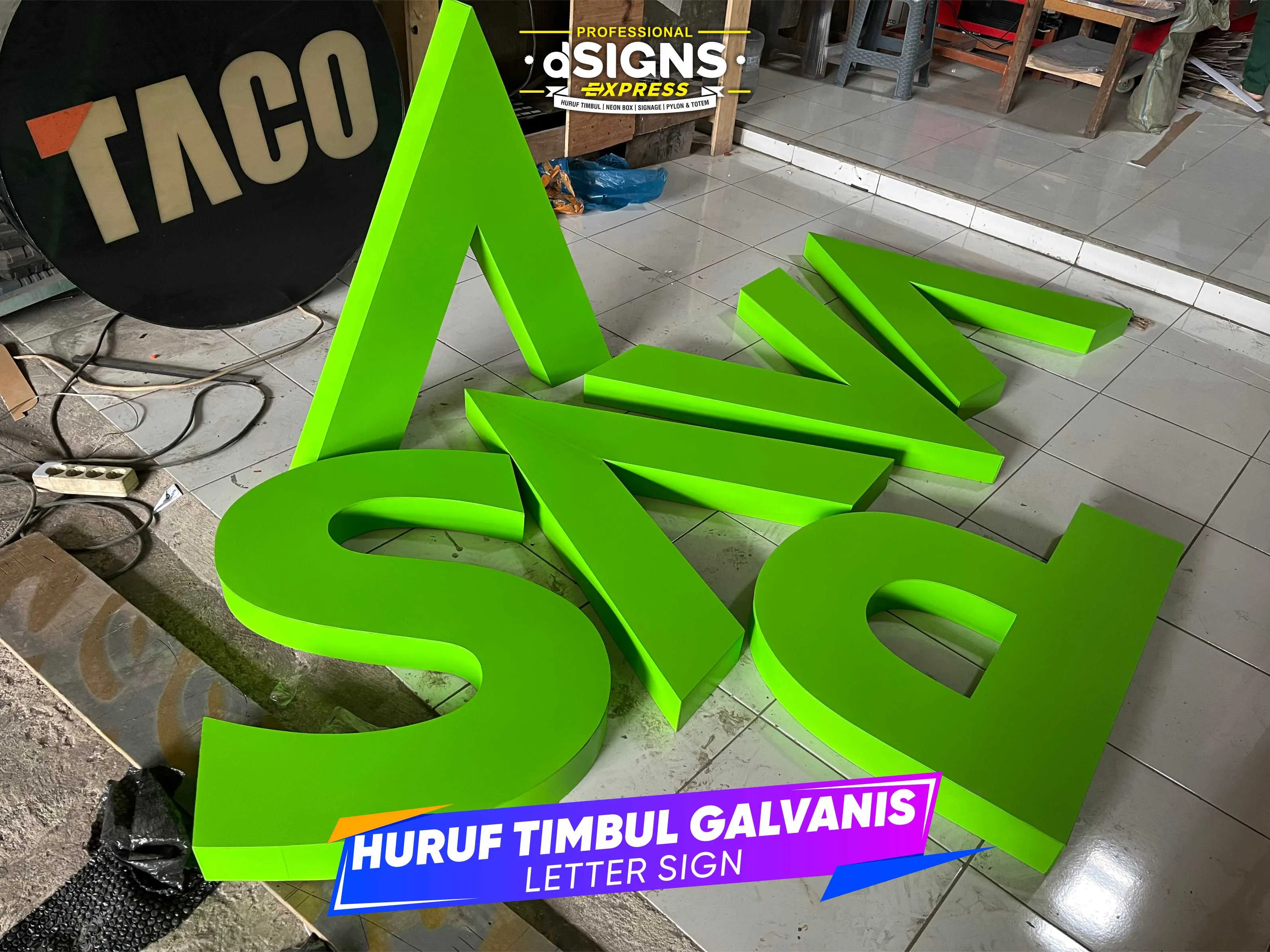 Reklame Huruf Timbul Bandung - Dayatama Advertising