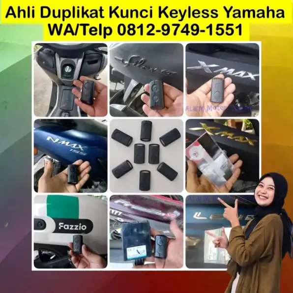 0812-9749-1551(WA), Duplikat Kunci Remot 24 Yamaha Nmax Lexi Freego Aerox Xmax Fazzio Grand Filano Cirebon