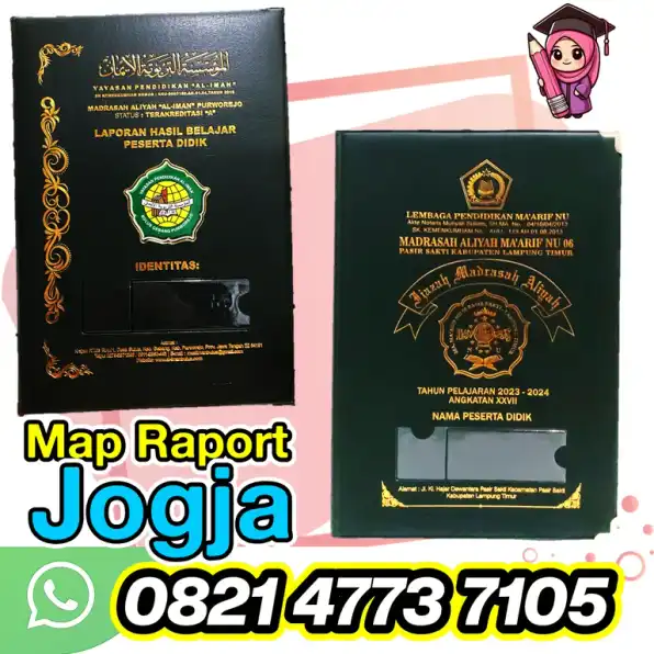 0821-4773-7105 Produksi Sampul Raport Map Ijazah di Girimulyo Kulon Progo