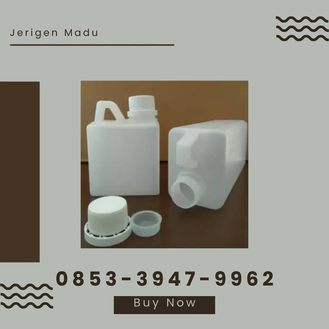 SEDANG DISKON JUAL Jerigen Madu 500 ml Pemalang, GROSIR Jerigen Madu 1 Lt Petarukan, Botol Kale 250 ml Ampelgading