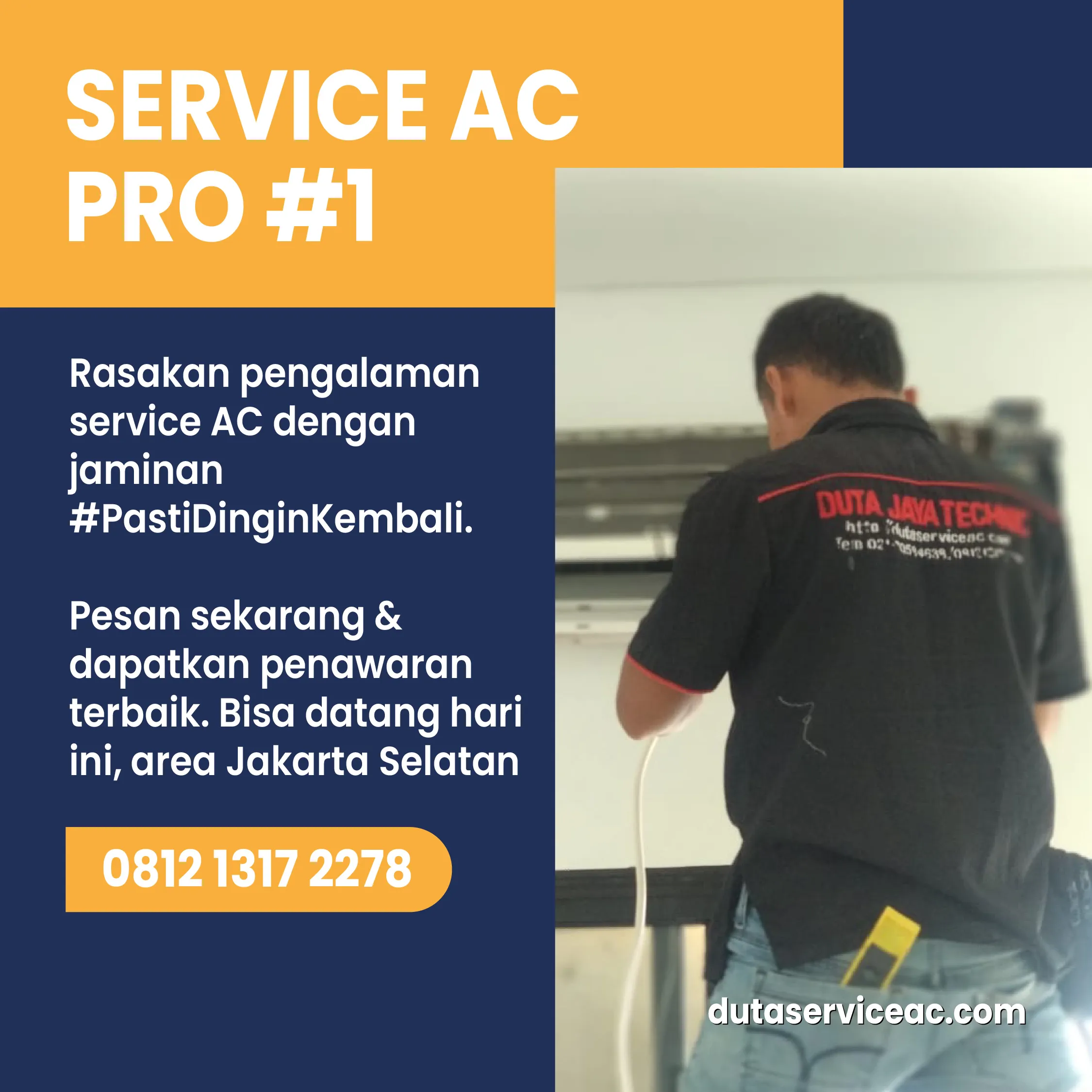 Service AC Rumah dan Kantor di Jakarta Selatan