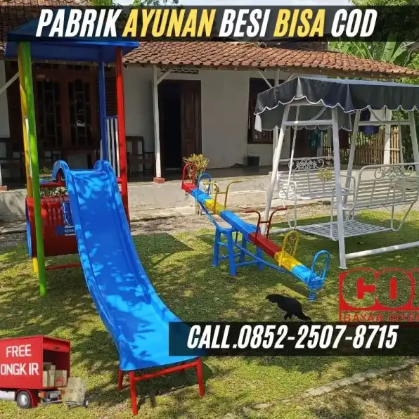 Hub 0852-2507-8715 DISINI SAJA !! ayunan besi minimalis Dan mainan tk Kec Sukaresmi Garut  Bayar COD Free Ongkir