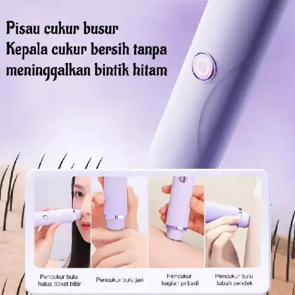 【NEW】KUCUU Alat Cukur Wanita Alat cukur bulu kemaluan Mini Epilator Shaver Hair Pencukur Bulu Ketiak