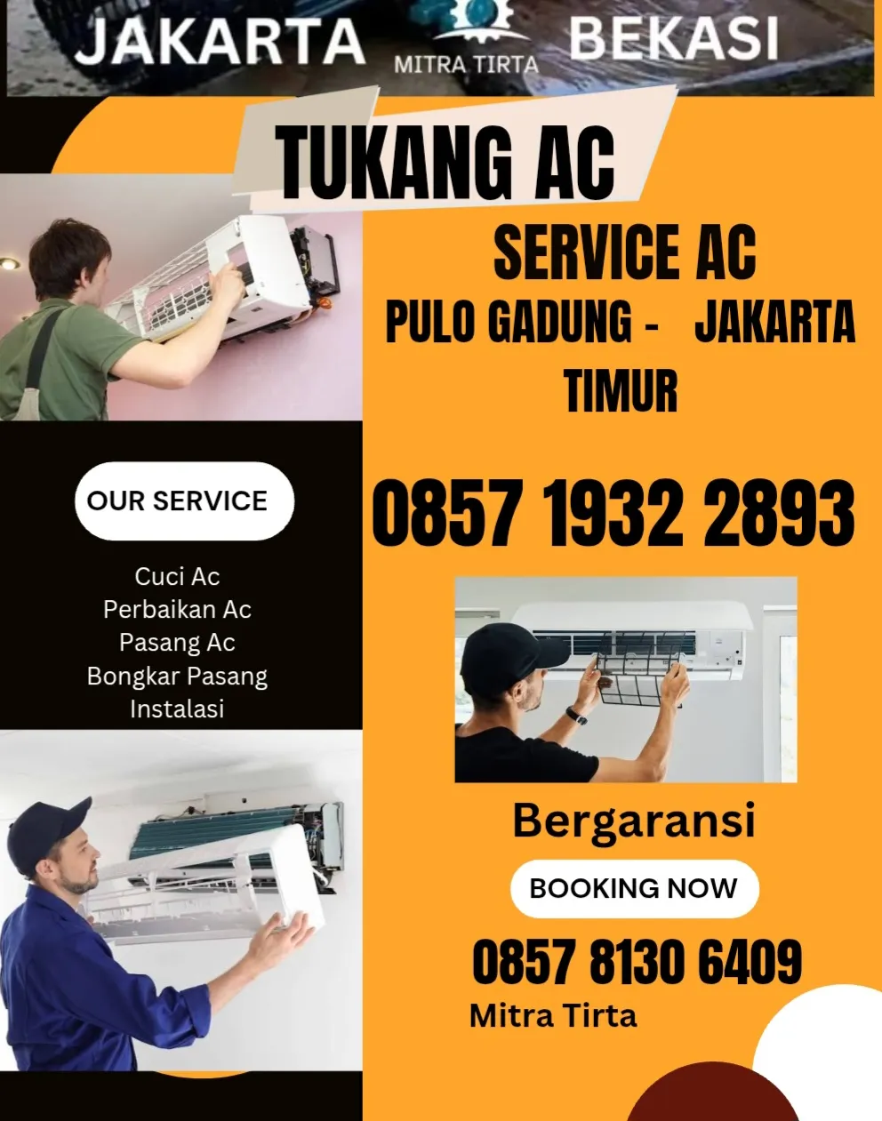 Tukang Ac - Cuci Ac Pulo Gadung Jakarta Timur 0857 1932 2893