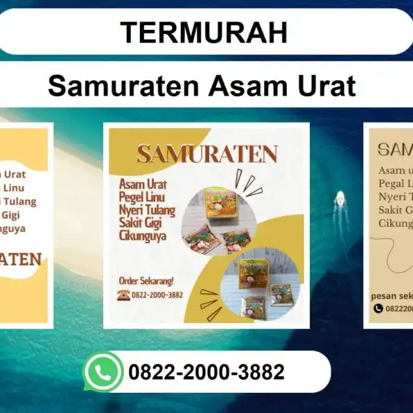 TERMURAH, 0822-2000-3882 DISTRIBUTOR SamUrat en Asam Urat Batam