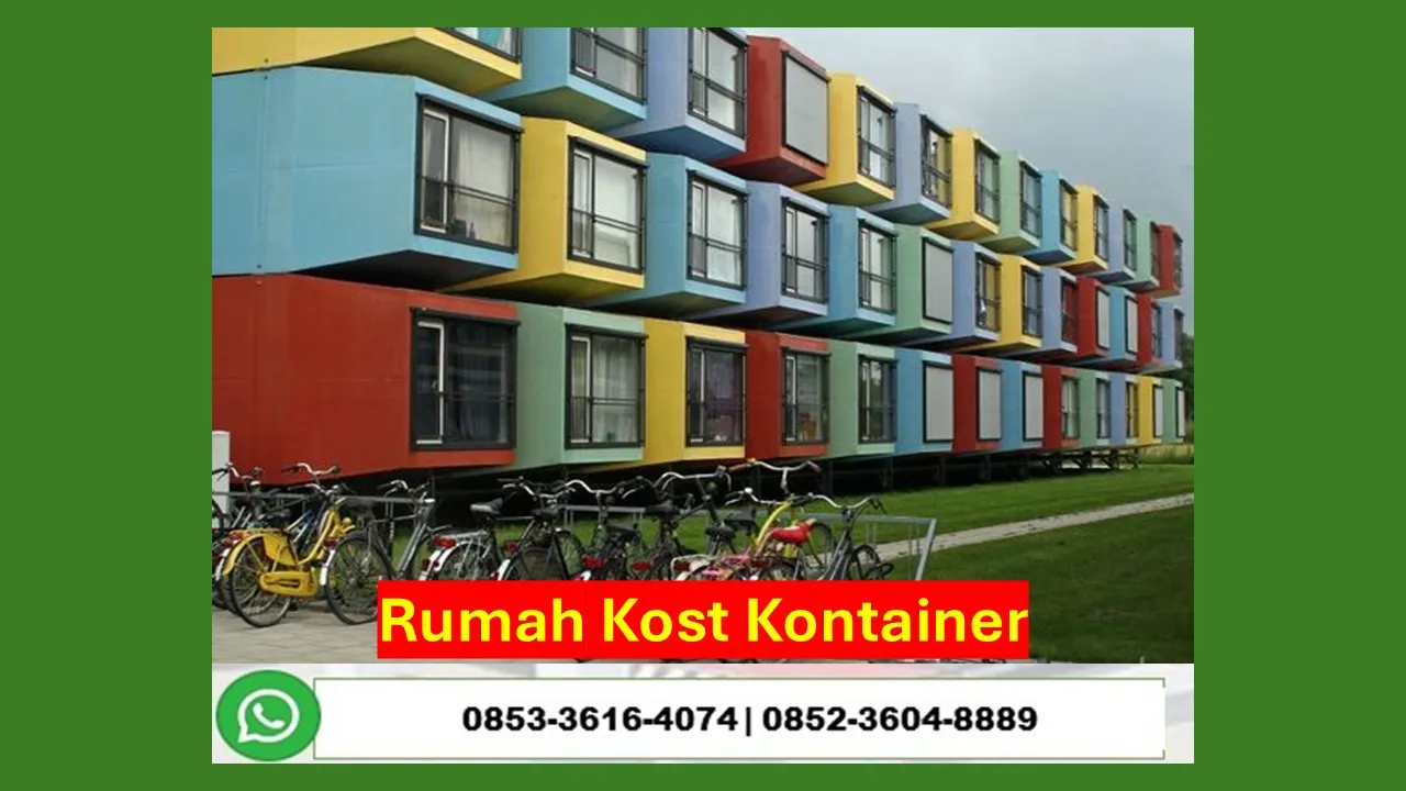 Kontraktor Jasa Pembuatan Rumah Kost Kontainer Minimalis Kapuas