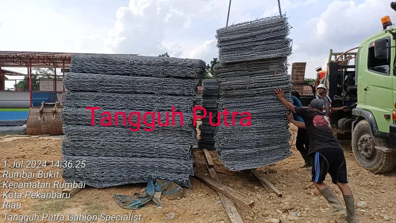 Promo, Bronjong Kawat Maccaferri di Sungai Sembilan, Riau
