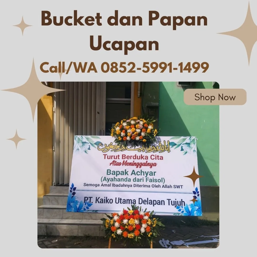 Jual Papan Bunga Ucapan Wisuda Pasuruan