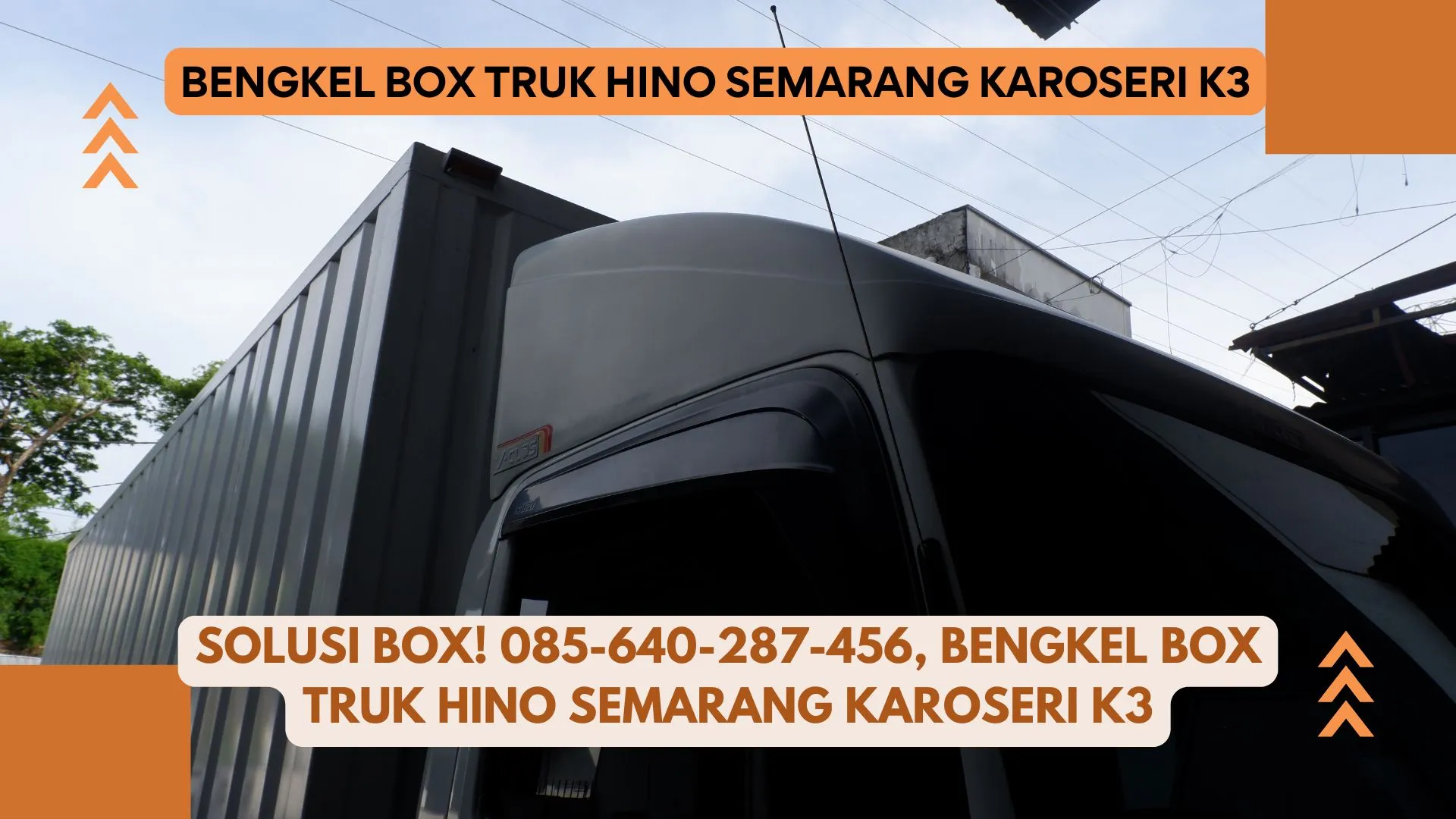 Truck Solution! Bengkel Box Truk Hino Semarang Karoseri K3