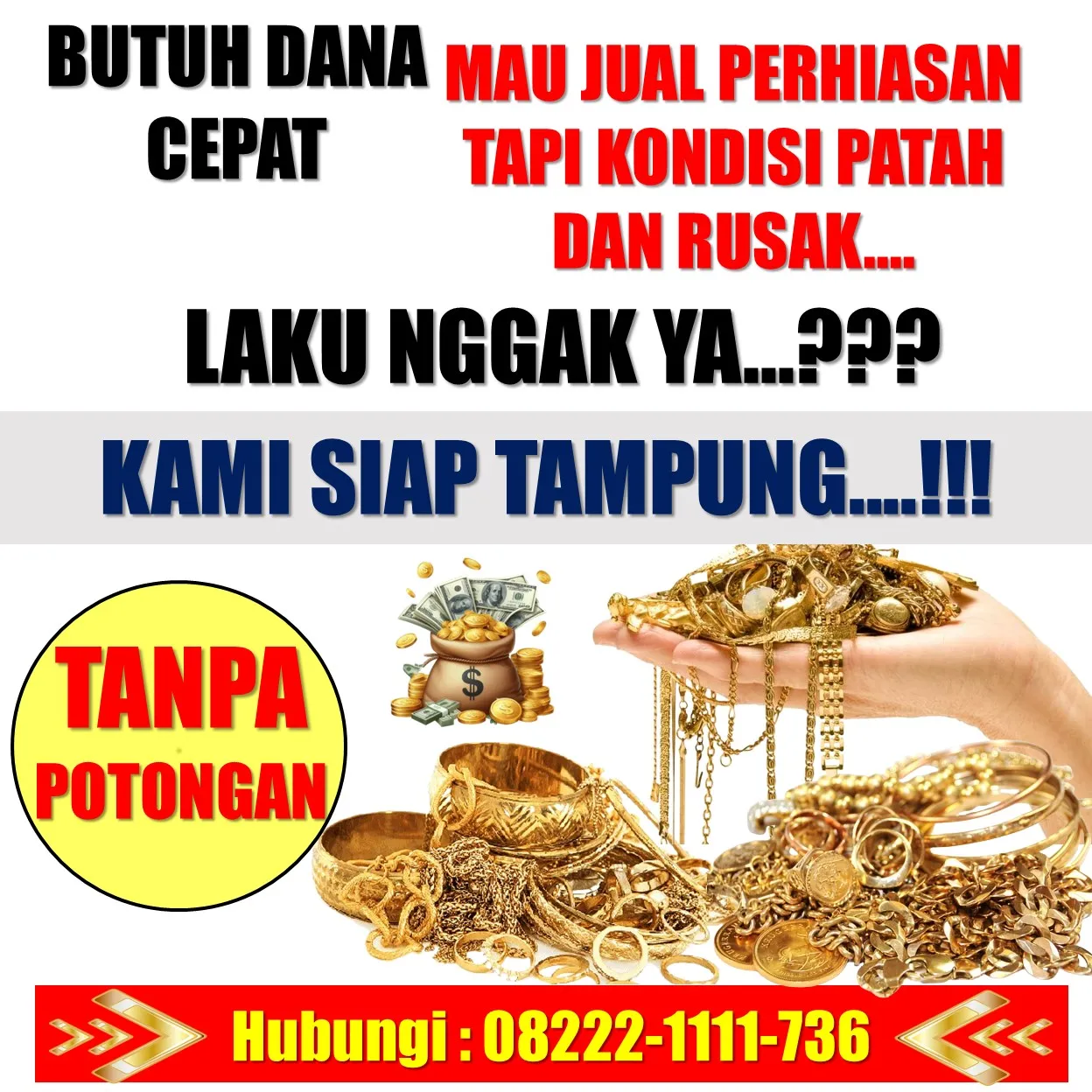 baru0822-2111-1736, WA [ TANPA POTONGAN ], Tempat Jual Perhiasan Emas Tanpa Surat Kabupaten Semarang