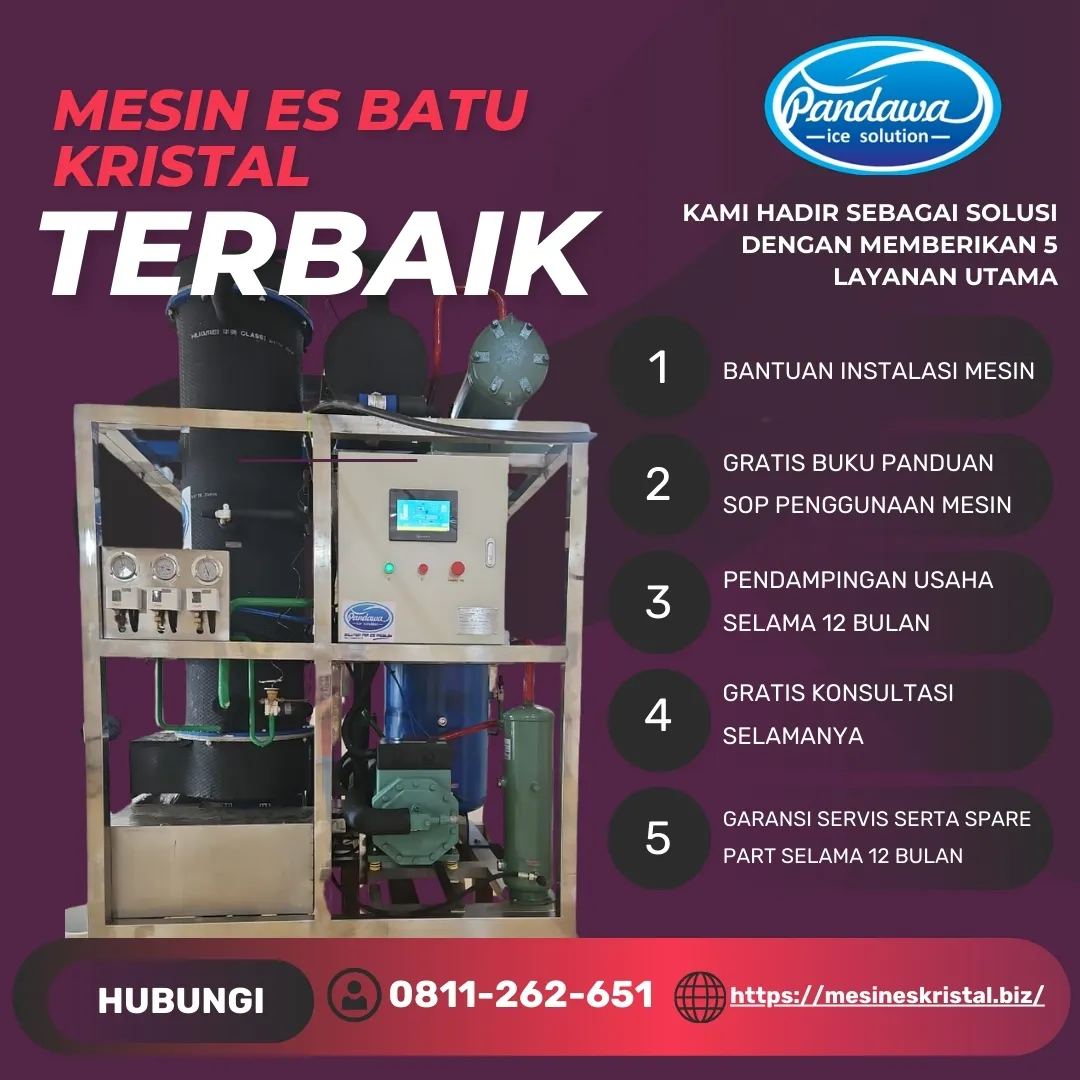 MESIN ES KRISTAL 1 TON, BONE SULSEL