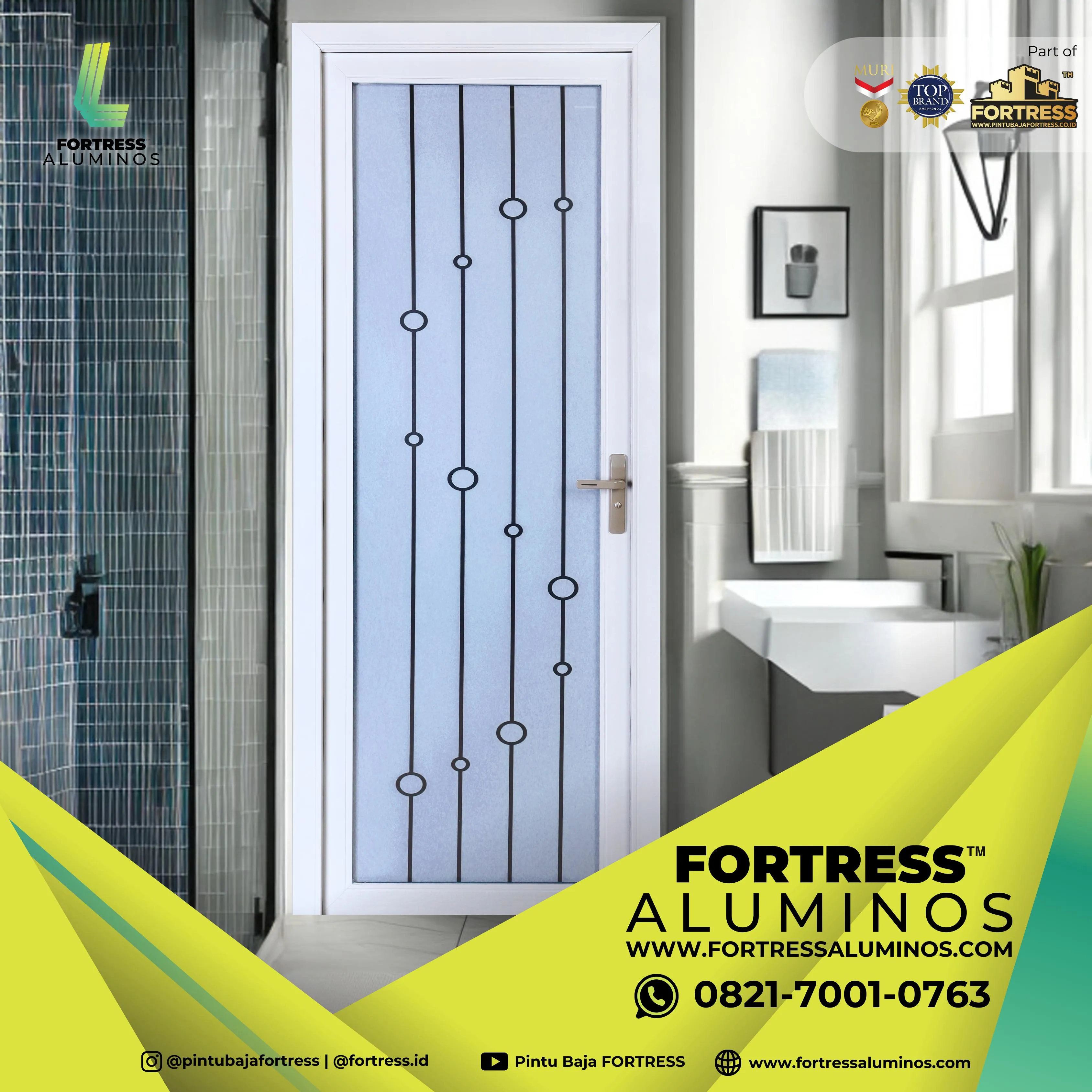 (ALUMINOS) Pintu Minimalis Aluminium Di Palu