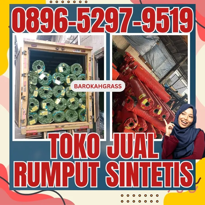0896-5297-9519 (Bu Diana), Distributor Rumput Sintetis Makassar Luwu Timur Tomoni Timur