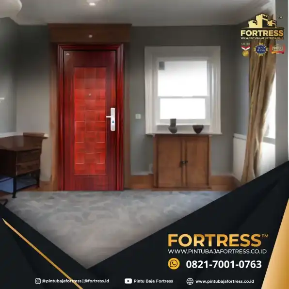 ELEGAN..!! WA 0821 7001 0763 (FORTRESS) Pintu Kamar Tidur Aesthetic 1 Daun Di Sukabumi