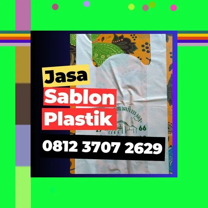 Jasa Sablon Plastik Kresek di Lebak