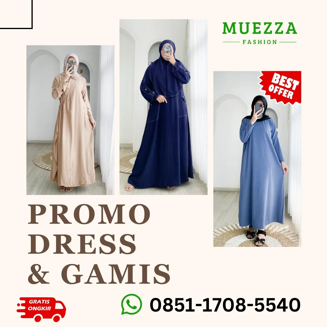 HITS Toko Dress Casual Untuk Remaja Bireuen Malang Muezza Fashion