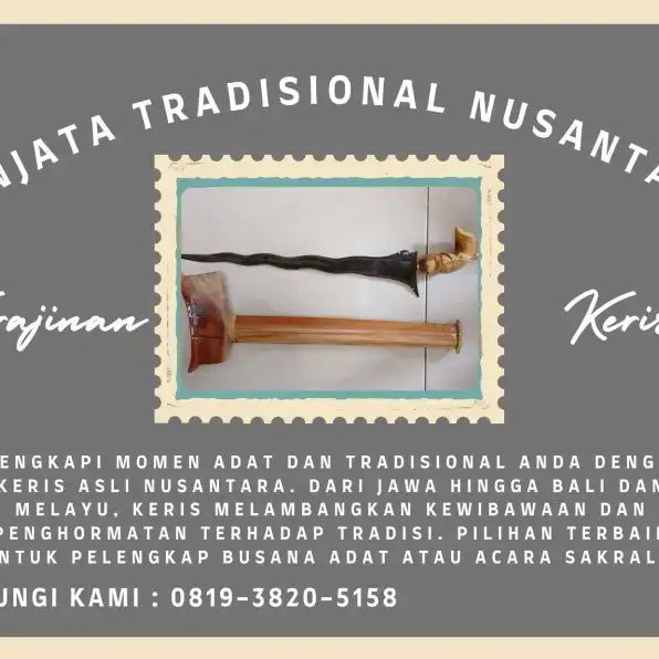 Langka 0819-3820-5158 Pembuatan Keris Jawa Keris Sampingan Alat Spiritual   Kulon Progo Medan Kerajinan Keris