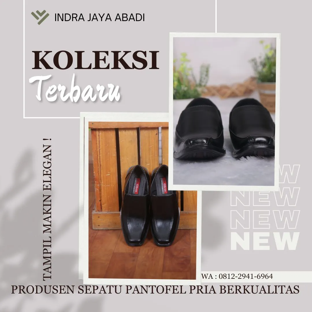 Produsen Sepatu Pantofel Pria Berkualitas Way Kanan, Lampung