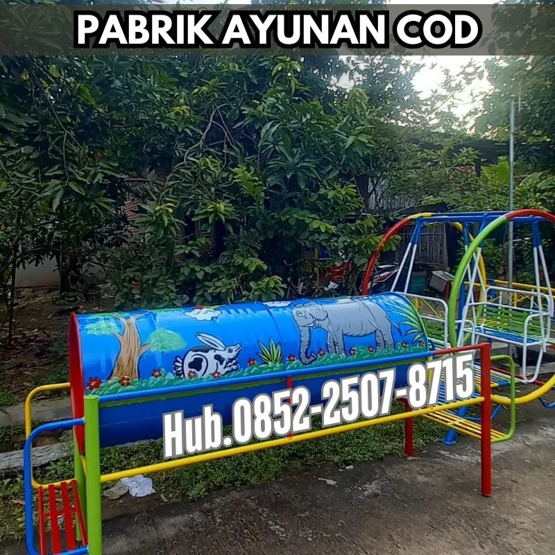 Hub 0852-2507-8715 DIJAMIN AMAN ! ayunan besi bulat besar Dan mainan playground Kec Dukuhwaru Tegal Bayar COD Free Ongkir