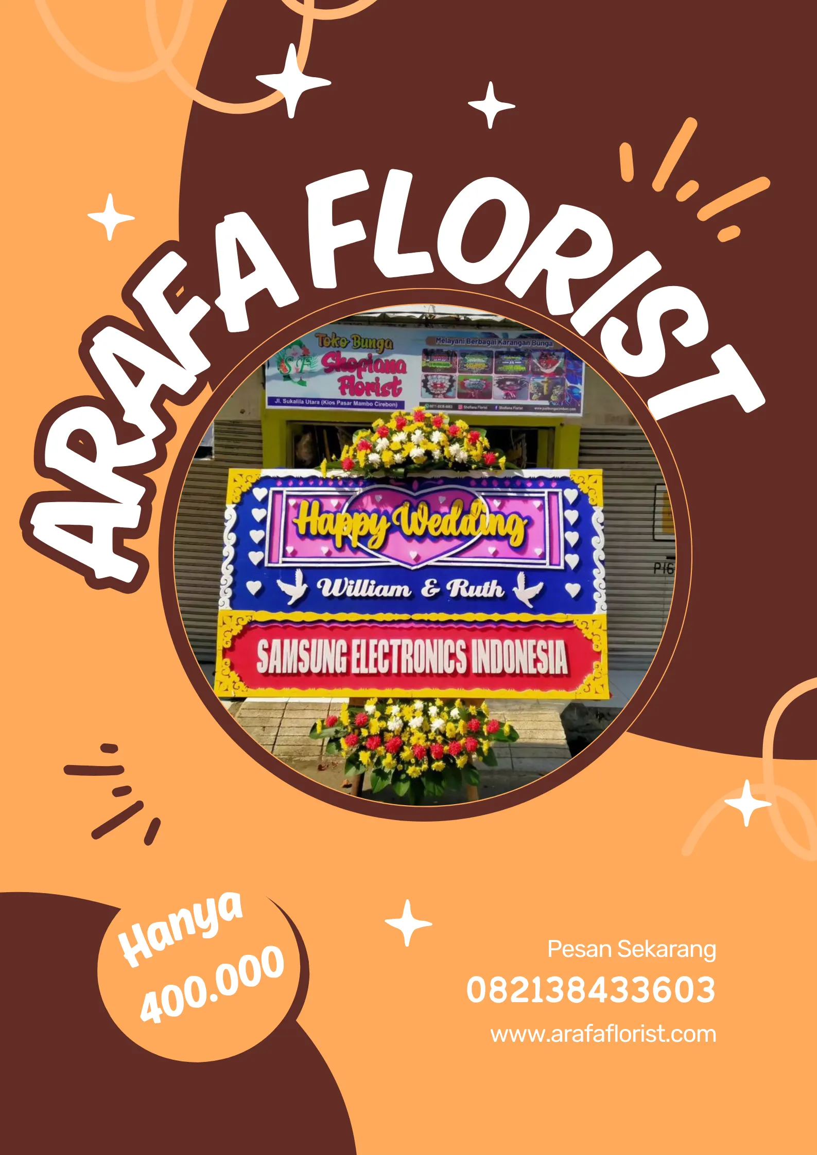 Jual Papan Bunga Gresik