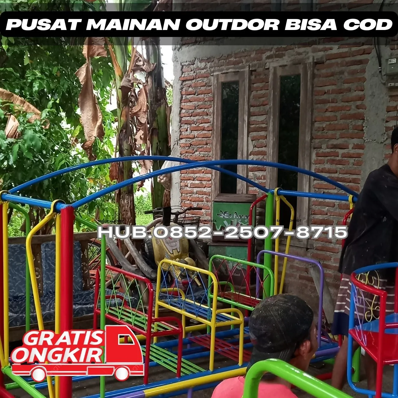 Inspirasi ayunan besi bulat Dan mainan outdoor untuk tk Kec Jetis Yogyakarta